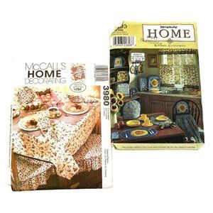 Lot of 2 uncut patterns Kitchen Accents # 8693 # 3980